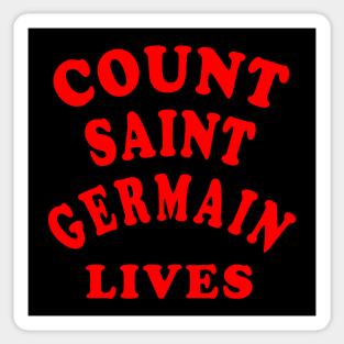 Count Saint Germain Lives Sticker